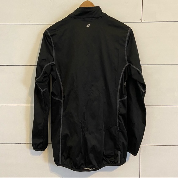 Asics Womens Black Running Jacket. Size Small. EUC - Picture 5 of 8